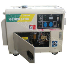 3кВА ~ 6кВА Звукопоглощающий дизельный генератор с воздушным охлаждением с сертификатом CE / Soncap / Ciq